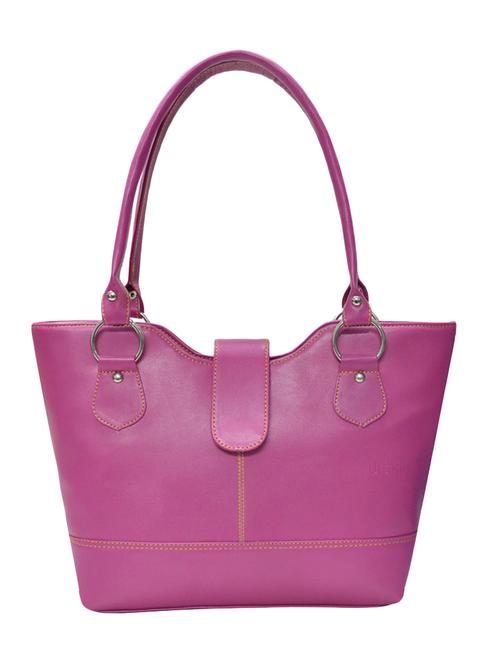 pink leatherette handbag - 10551442 - Very Small Image - 1