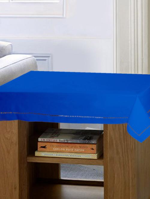 blue cotton 4 seater table cloth - 10552040 - Very Small Image - 1