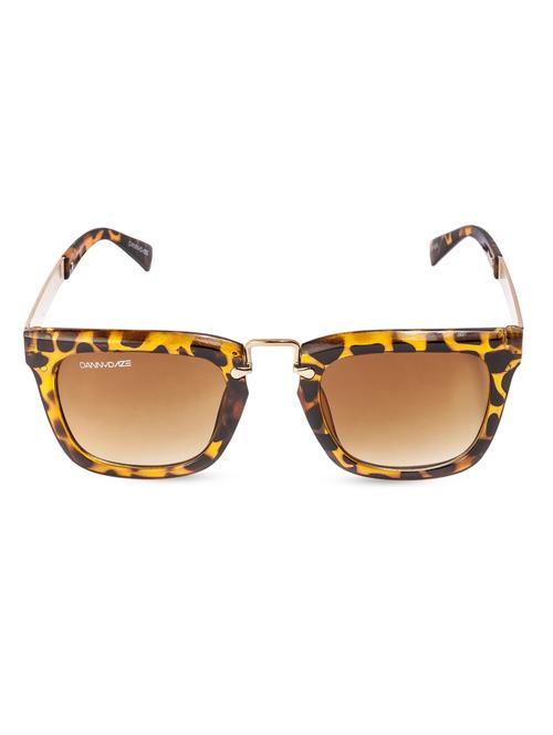brown printed square frame sunglasses - 1056563 - Very Small Image - 1