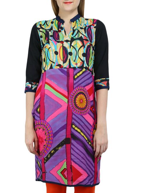 darzaania multi cottonkurta - 10569909 - Very Small Image - 1