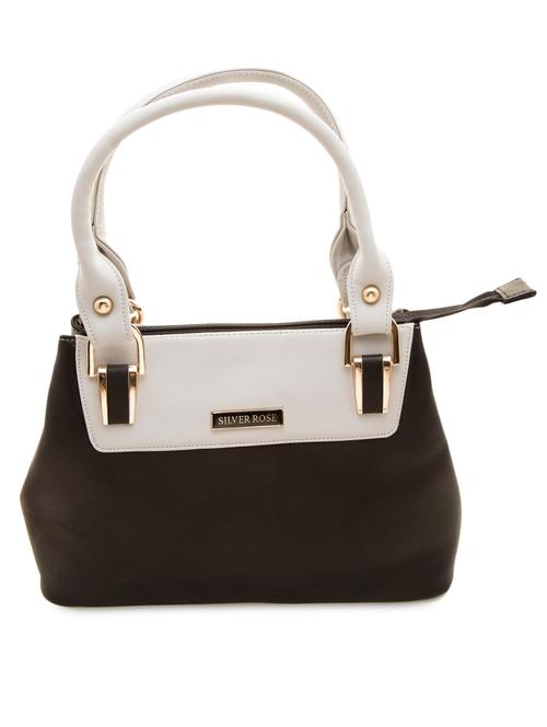 Monochrome leatherette shoulder bag - 1057981 - Very Small Image - 1