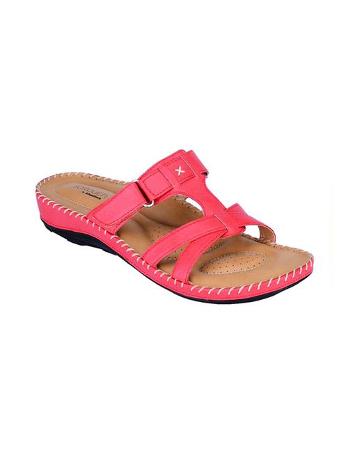 pink faux leather sandals - 10581507 - Very Small Image - 1