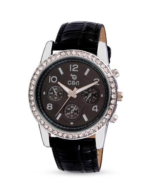 crystal embellished tachymeter wrist watch - 1058370 - Very Small Image - 1