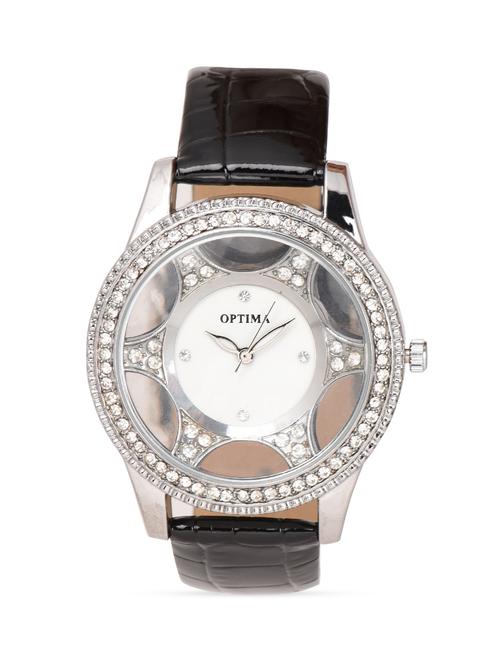 black croc skin buckle strap watch - 1058413 - Very Small Image - 1