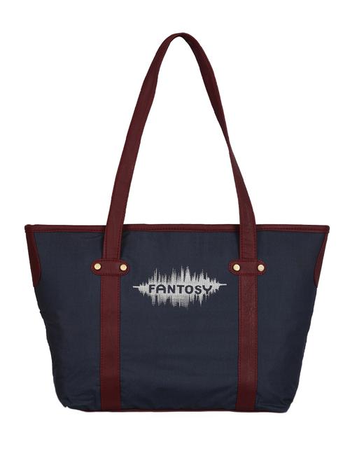 blue leatherette handbag - 10584484 - Very Small Image - 1