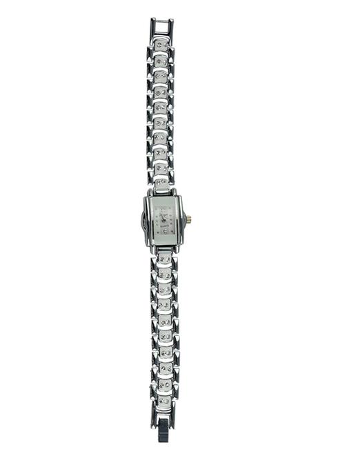 divya silver strap casual wrist watch for women - 10591566 - Very Small Image - 1