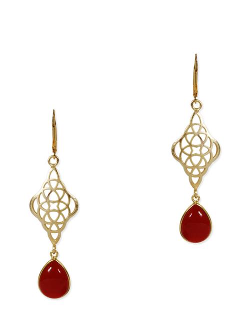 red metal alloy earring - 10592579 - Very Small Image - 1