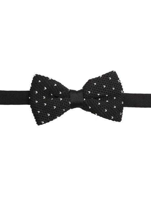 black polyester bow ty - 10593620 - Very Small Image - 1
