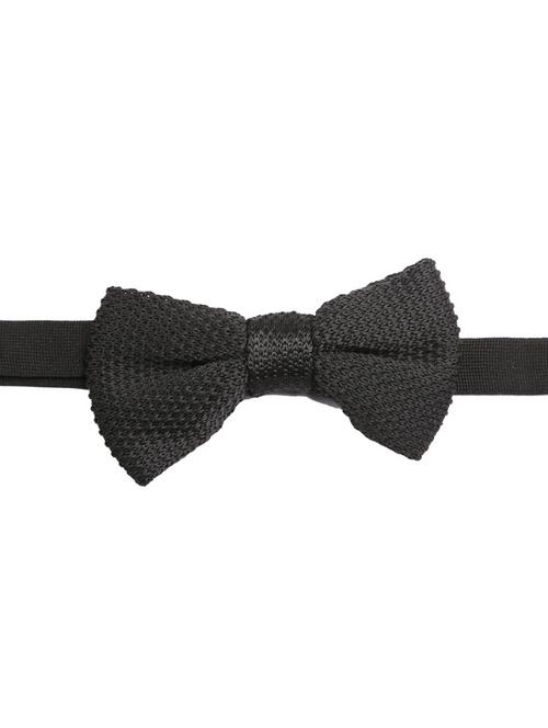 black polyester bow ty - 10593636 - Very Small Image - 1