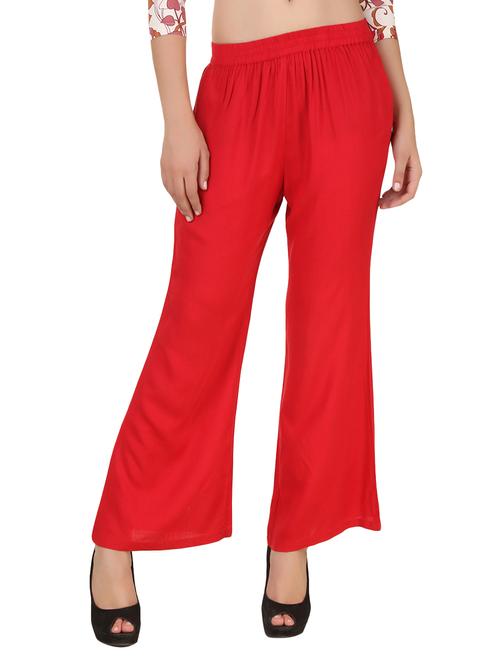 red viscose jeggings - 10601454 - Very Small Image - 1