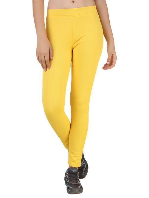 yellow viscose jeggings - 10601455 - Very Small Image - 1