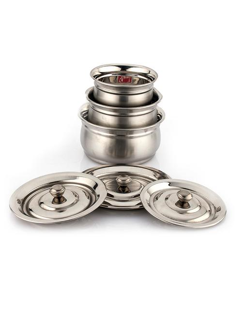 baby handi with lid matt finish cook n serve set of 6 pc - 10605973 - Very Small Image - 1