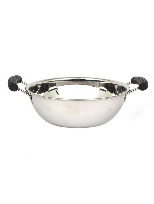 stainless steel induction base kadai - 10606079 - Very Small Image - 1