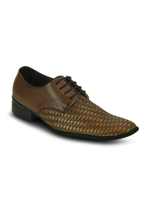 tan leather formal shoes - 10606409 - Very Small Image - 1