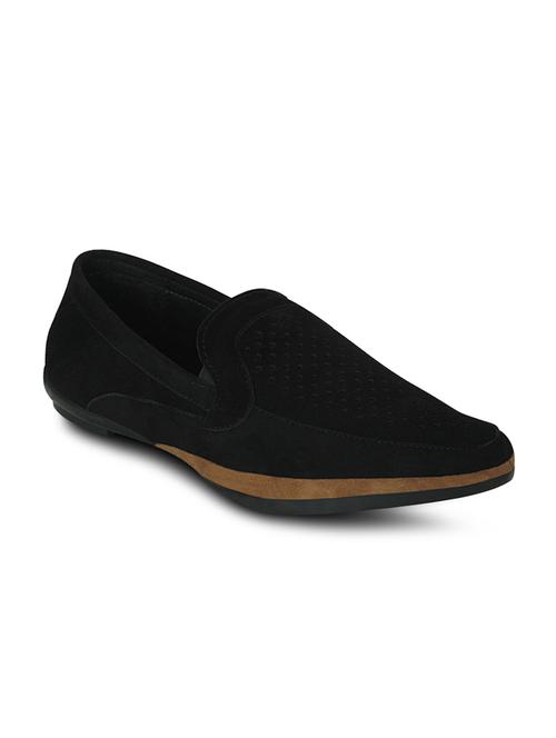 black synthetic slip on loafers - 10606441 - Very Small Image - 1