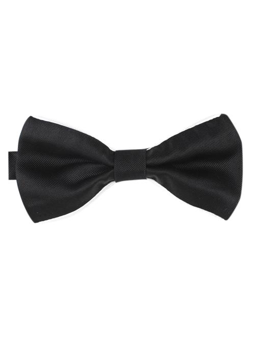 black polyester bow ty - 10607920 - Very Small Image - 1