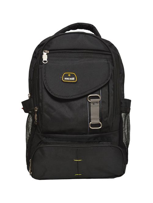 black polyester backpack - 10619234 - Very Small Image - 1