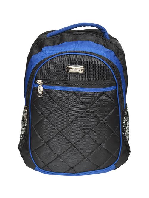 blue,black polyester backpack - 10619256 - Very Small Image - 1