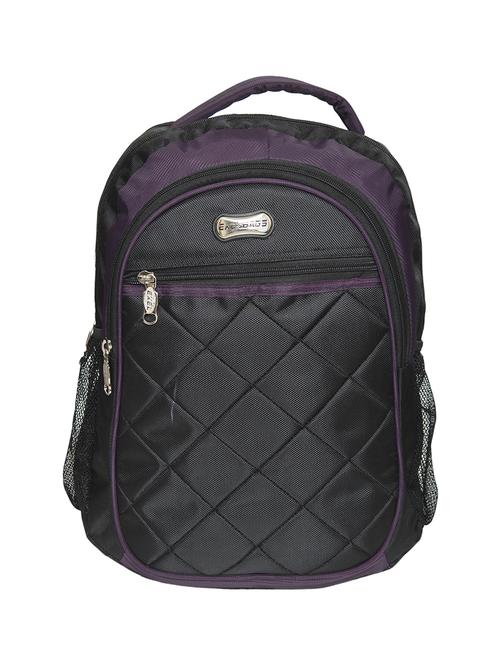 purple,black polyester backpack - 10619258 - Very Small Image - 1