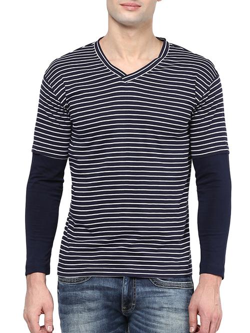 blue cotton tshirt - 10619557 - Very Small Image - 1