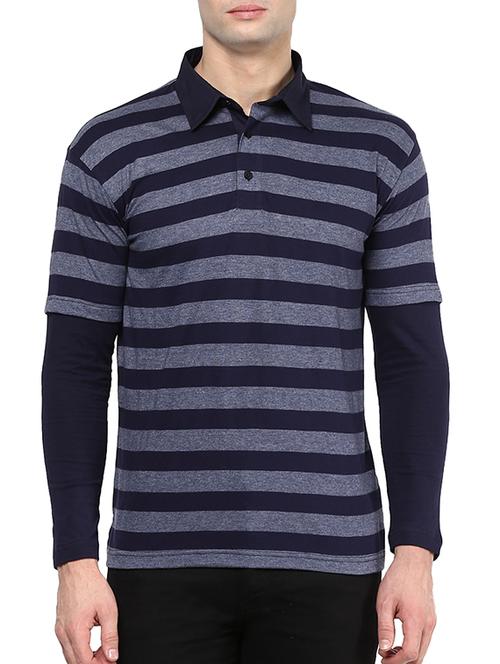 blue cotton tshirt - 10619564 - Very Small Image - 1