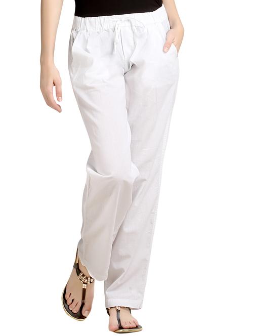 white cotton pajama - 10621545 - Very Small Image - 1
