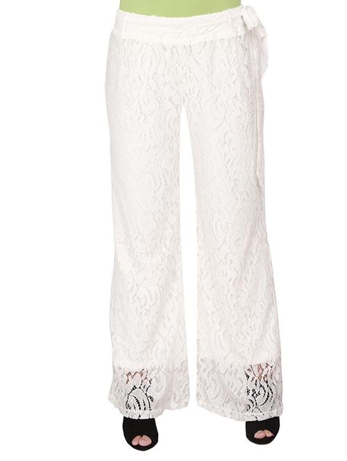 white lace palazzos - 10626618 - Very Small Image - 1