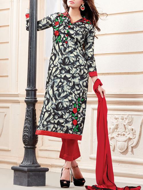 others cotton unstitched suit - 10642795 - Very Small Image - 1