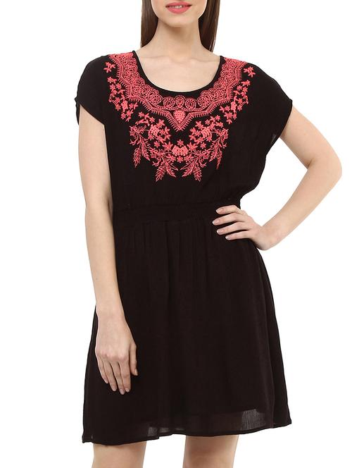 black viscose dress - 10645253 - Very Small Image - 1