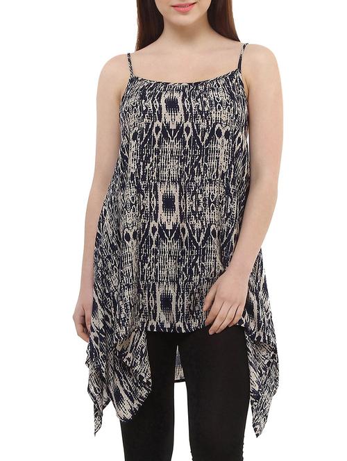 blue polyester top - 10645295 - Very Small Image - 1