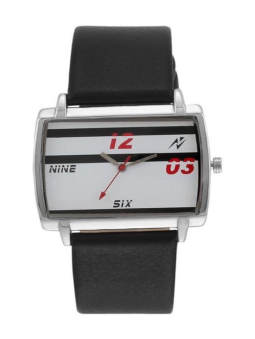 yepme women's analog watch - white/black - 10645624 - Very Small Image - 1