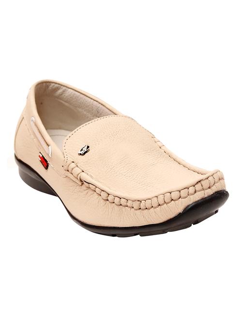 ssf cream leatherette  loafers - 10646169 - Very Small Image - 1