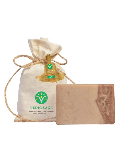 vedic saga coffee handmade soap - 10647153 - Very Small Image - 1