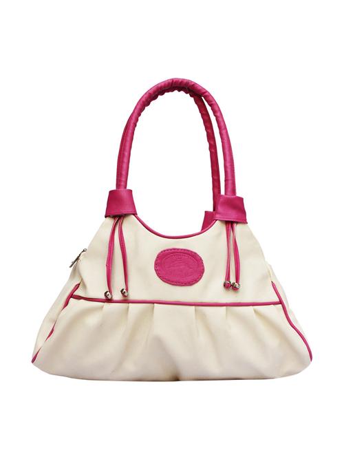 white leatherette handbag - 10647708 - Very Small Image - 1