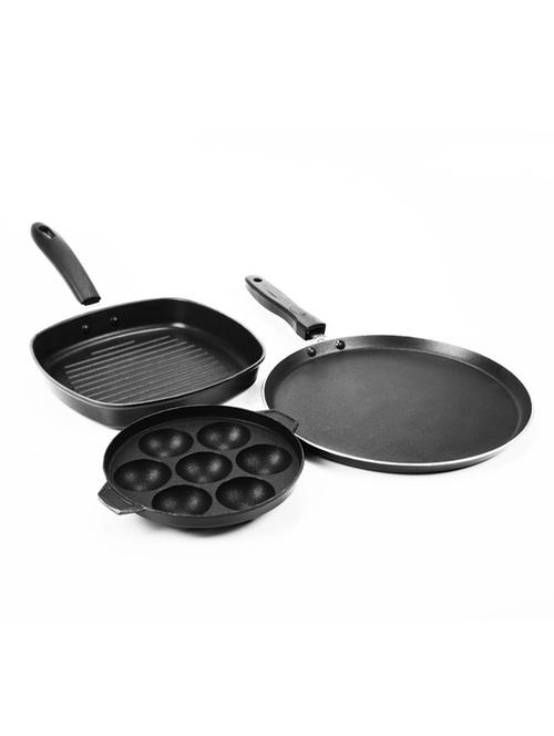 sumeet trinity nonstick supreme cookware set of three pieces - 10648256 - Very Small Image - 1