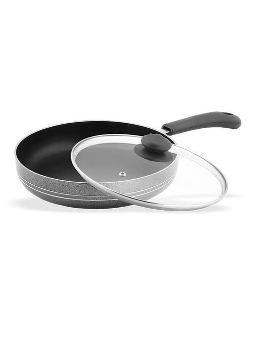 sumeet nonstick fry pan with glass lid 245 mm - 10648301 - Very Small Image - 1