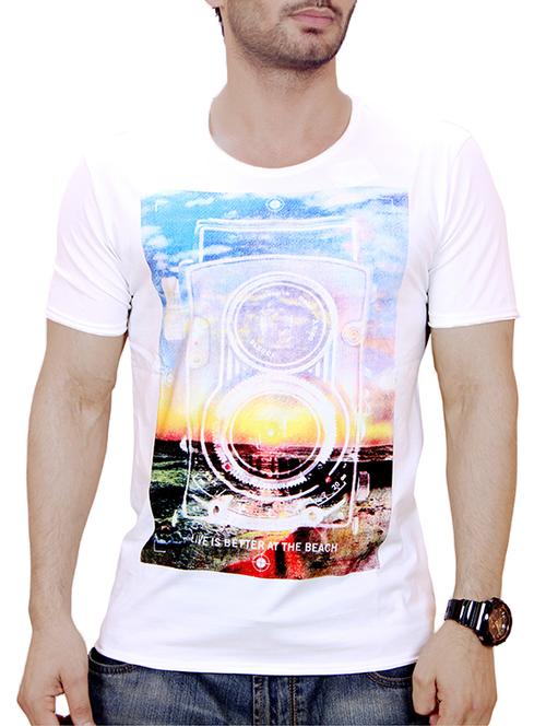 white cotton tshirt - 10648819 - Very Small Image - 1