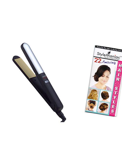 1 hair straightener:: 1 free hairstyle booklet - 10648873 - Very Small Image - 1