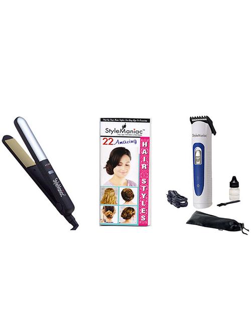 style maniac ceramic hair straightener & trimmer - 10648920 - Very Small Image - 1