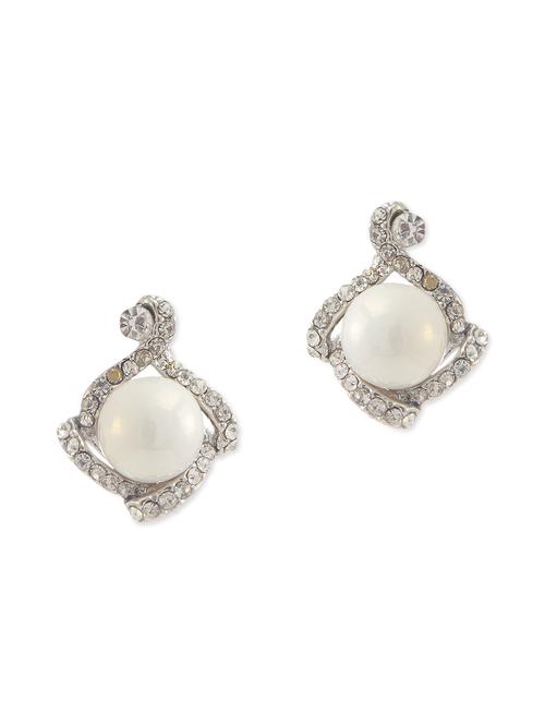 white metal alloy earring - 10649555 - Very Small Image - 1