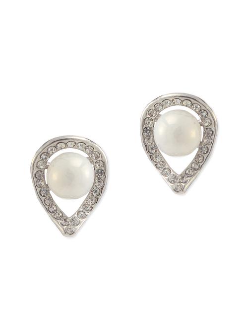 white metal alloy earring - 10649556 - Very Small Image - 1