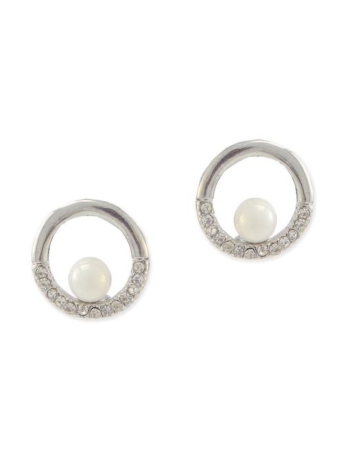 white metal alloy earring - 10649581 - Very Small Image - 1