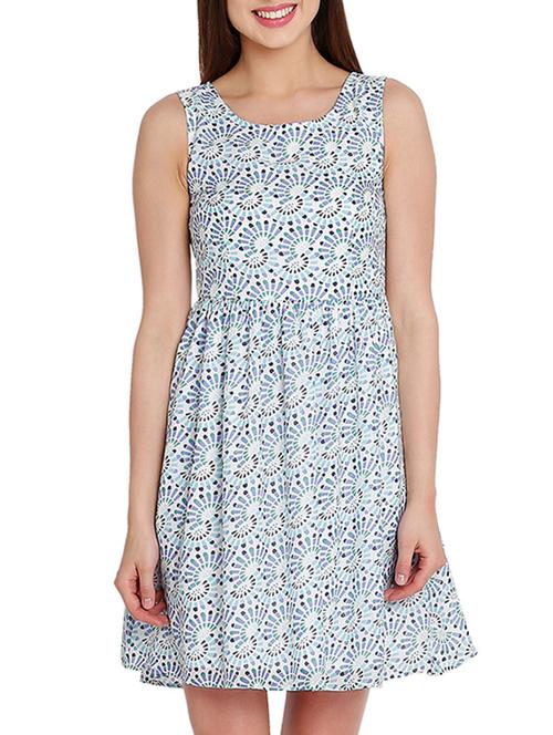 blue polyester dress - 10654931 - Very Small Image - 1