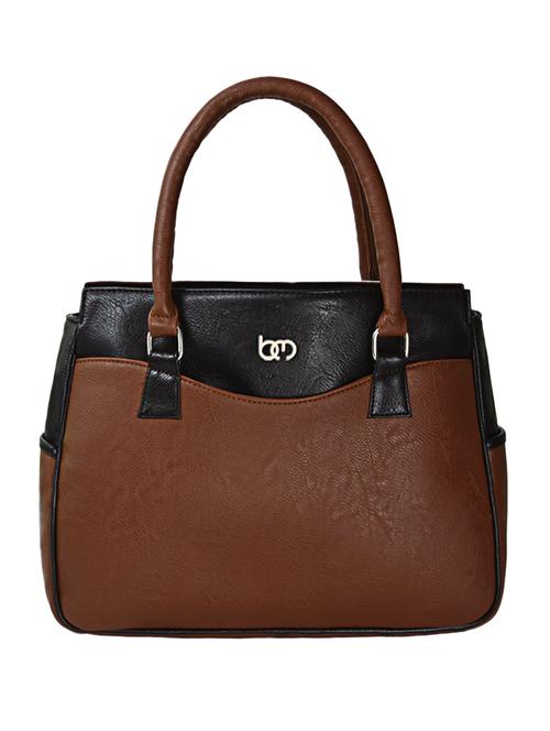 brown leatherette handbag - 10655330 - Very Small Image - 1