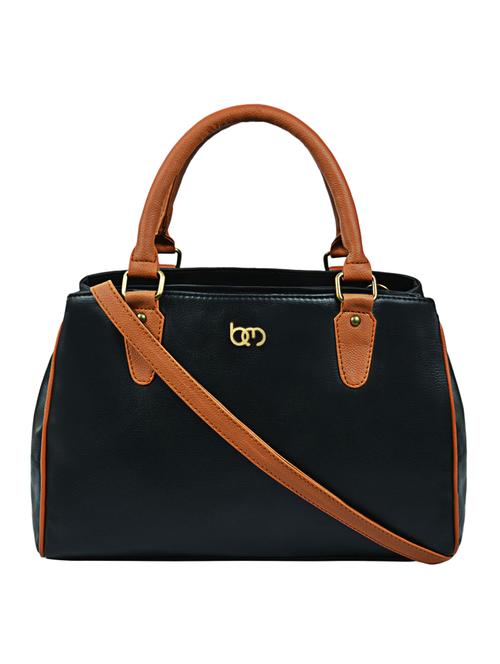 black leatherette handbag with sling - 10655350 - Very Small Image - 1