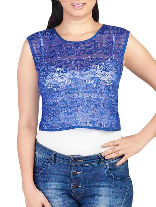 blue net top - 10656131 - Very Small Image - 1