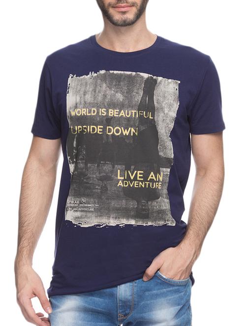 blue cotton tshirt - 10658882 - Very Small Image - 1