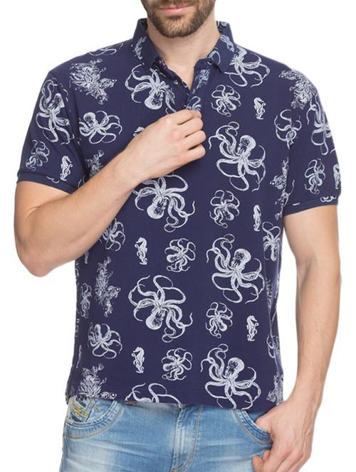 blue cotton t-shirt - 10658896 - Very Small Image - 1