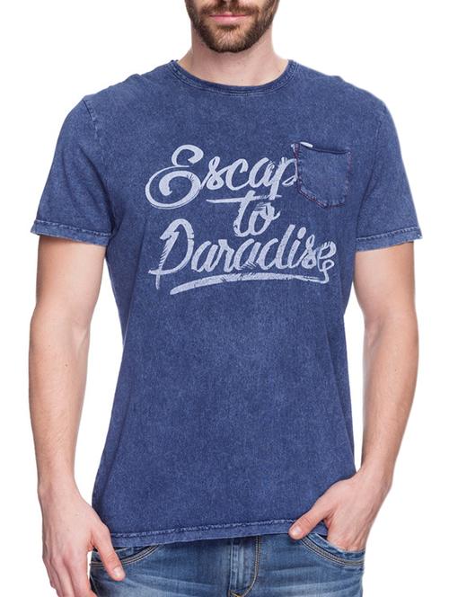 blue cotton tshirt - 10658898 - Very Small Image - 1