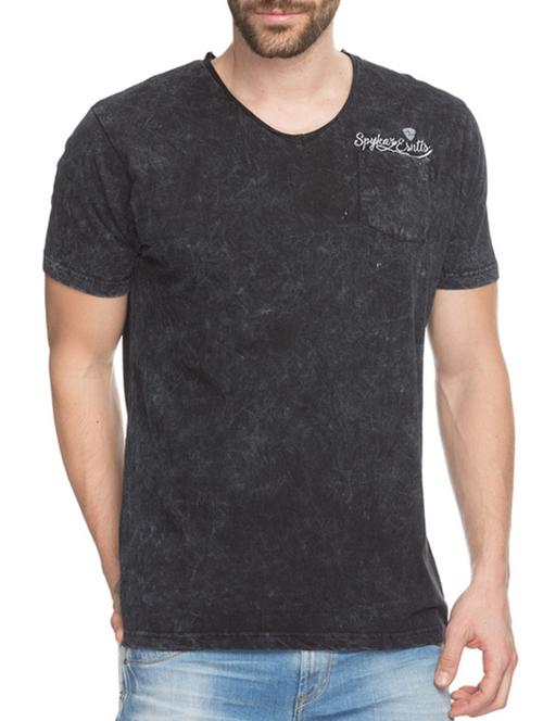 black cotton t-shirt - 10658910 - Very Small Image - 1